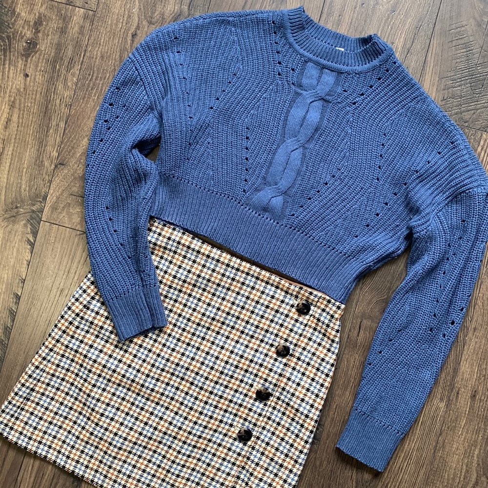 Frank and Oak Cropped Sweater